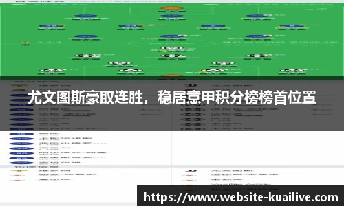 尤文图斯豪取连胜，稳居意甲积分榜榜首位置
